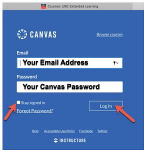 canvas catalog login