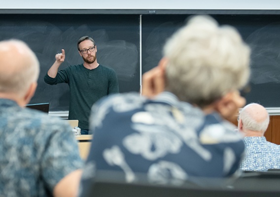 Students in classroom.